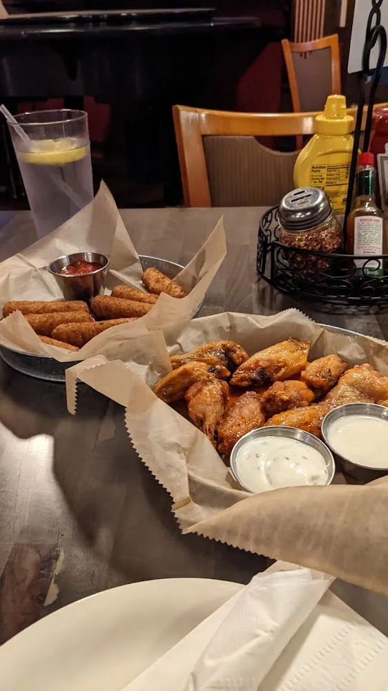 Cheese Sticks and Chicken Wings